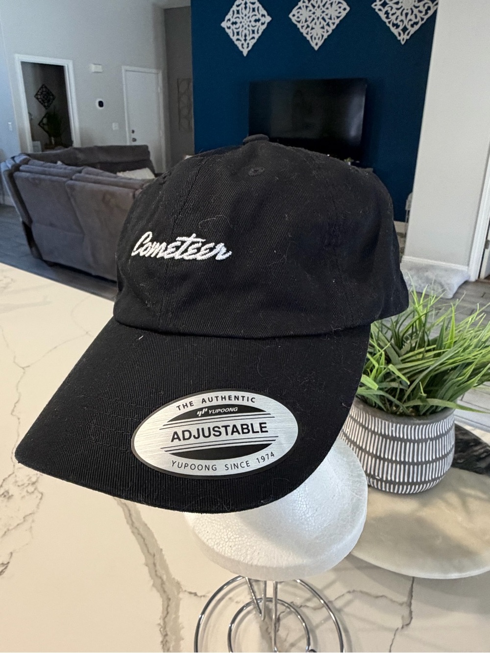 Classic dad cap Cometeer Black Adjustable Baseball Cap